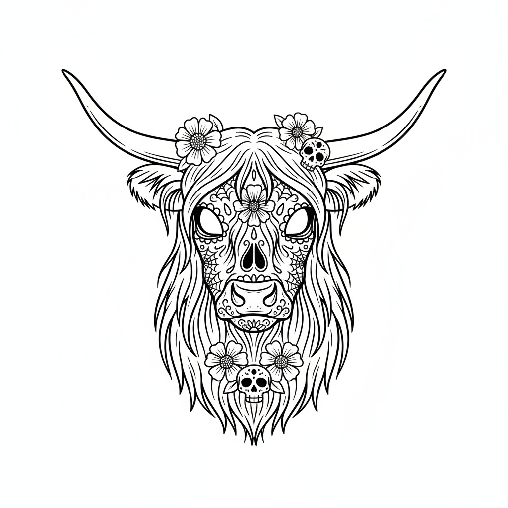 DiaDeLaMuerte Highland Cow.png