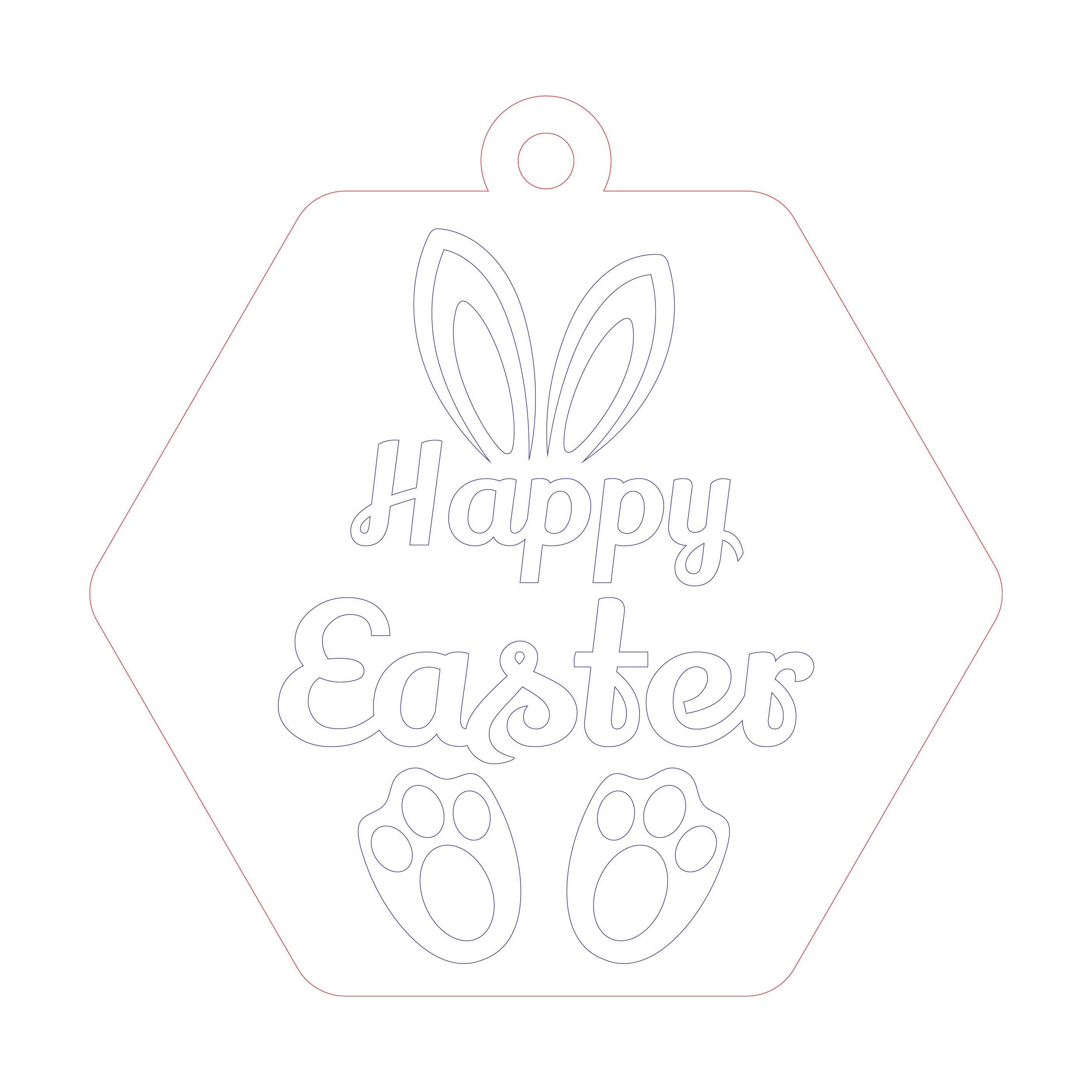 Happy Easter Keychain Lasercut 12.png