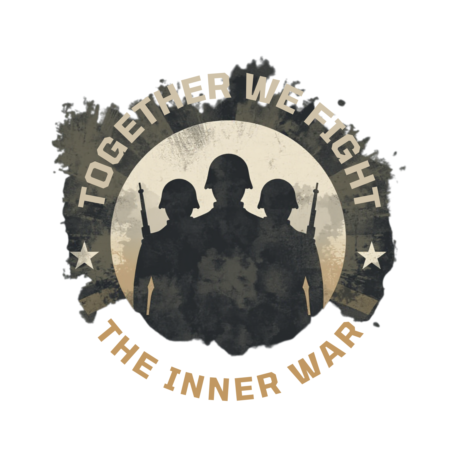 Vintage Logo with Soldiers Emblem.png