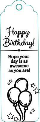 Happy Birthday Bookmark.xs