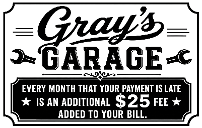 grays garage.xs