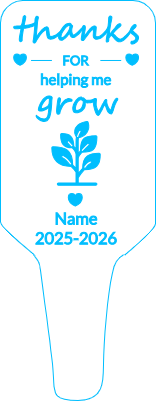 Thanks for helping me grow Plant Tag.xs