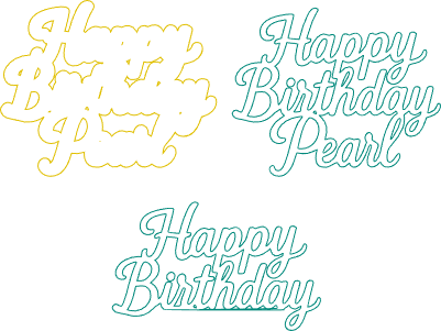 topper-Happy Birthday Pearl.xs