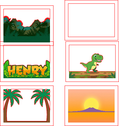 Dinosaur Door Sign 6 Layers.xs