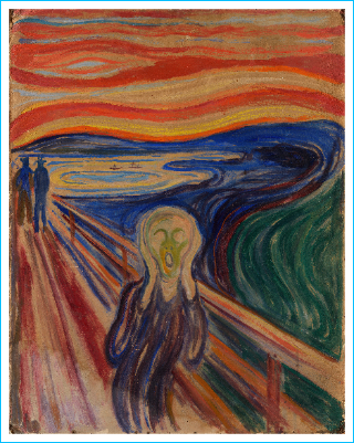 L.Urlo di Edvard Munch - 1893-1910 - Oslo Norvegia.xs