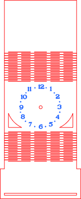 Foldable table clock.xs