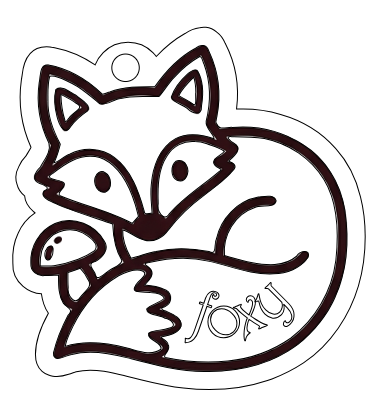 foxy keychain.xs