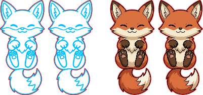 Fox Stud earrings.xs