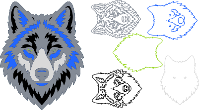 Loup en multi couches.xs