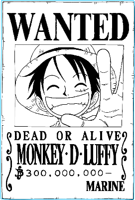 Luffy 3d wanted.xs