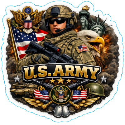 U.S.ARMY 20262 STICKER.xs