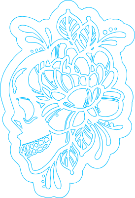 skull flower.xs