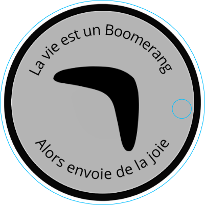 Porte-clé Boomerang.xs