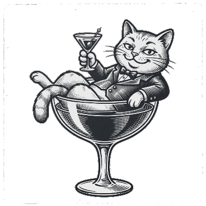 chat sous de verre.xs