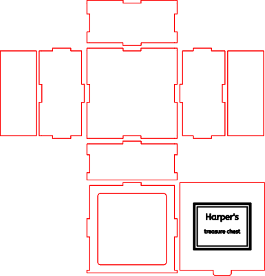 Sliding Lid Box - Riley.xs