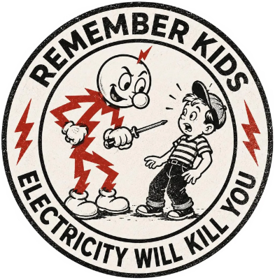Electricity will kill you.xs