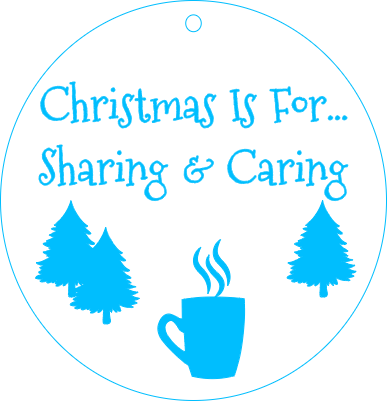 Christmas Is For Sharing & Caring Coasters.xs
