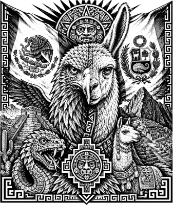 MEXICAN AND PERUVIAN FAM ART BY DRO.xs