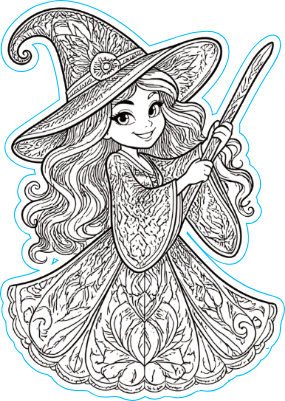 Engrave then cut witch.xs