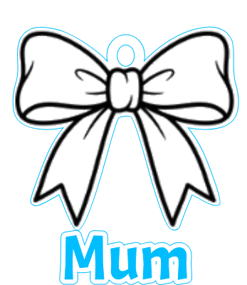 Personalised bow gift tag.xs