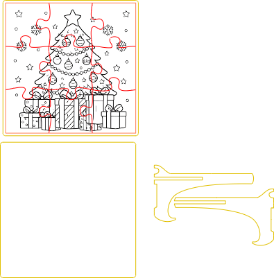 Christmas tree puzzle frame.xs