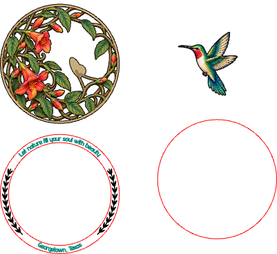 Hummingbird cutout circle.xs