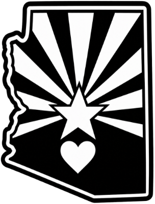 Arizona Flag Heart Emblem.xs