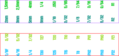 letherman bits marking.xs