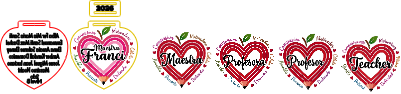 Teacher Medals apple heart.xs