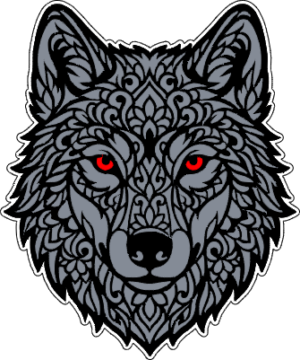 Loup sur céramique.xs