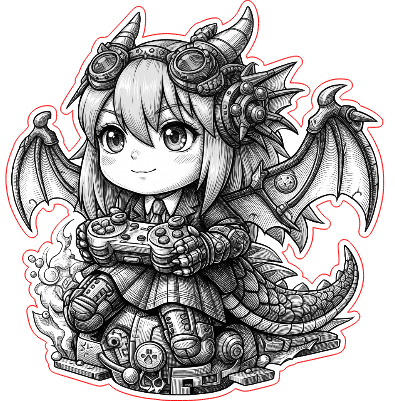 Steampunk Dragon Girl Gamer.xs