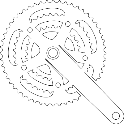 Pédalier vélo.xs