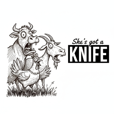 she got knife.xs