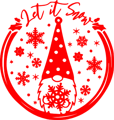 sous verre let it snow.xs