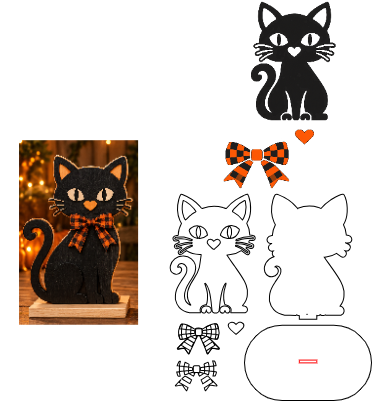 cute black cat.xs