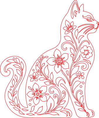 chat fleuri.xs