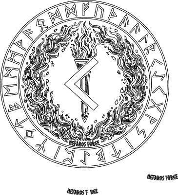 Kenaz Flame round.xs