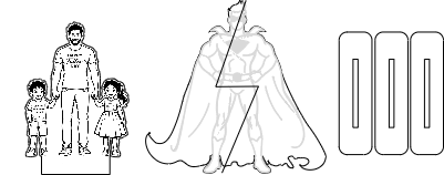 My Real Superhero – Magnetic Fathers Day Display.xs