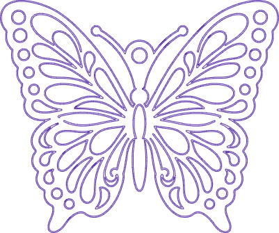 butterfly for hanging or keychain.xs