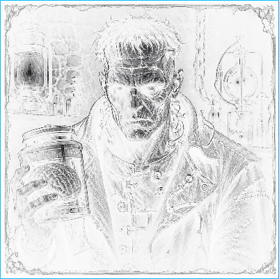 Monster on Laser Engraving Photo Paper.xs