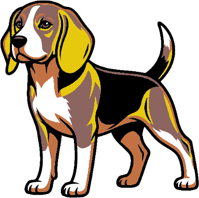Beagle Schlüsselanhänger Edelstahl.xs