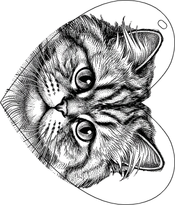 porte clefs chat.xs