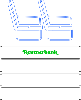 Rentnerbank - Gartenbank.xs