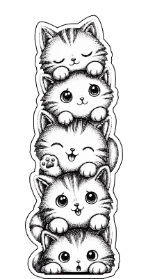 marque-page chatons mignons.xs