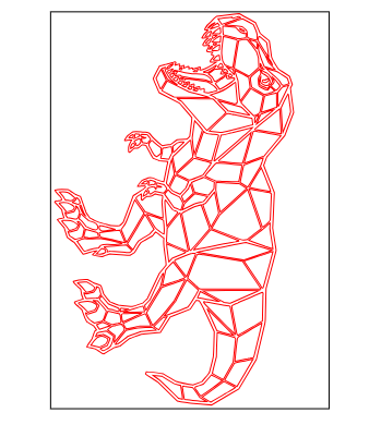T-Rex Line Art.xs