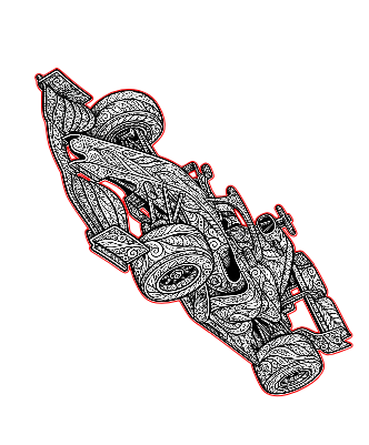 Zentangle Doodle Line Art Formel 1_recovered.xs