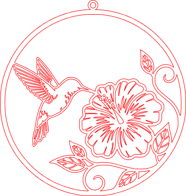 Wall Decor - Humming Bird.xs
