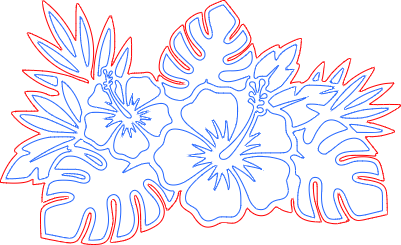 Hibiscus Flower Wall Decor.xs