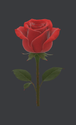 BIG 3D ROSE.xs