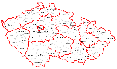 Kraje a okresy ČR.xs